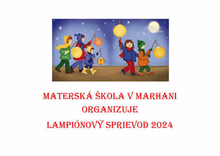 Plagát lampionovy sprievod